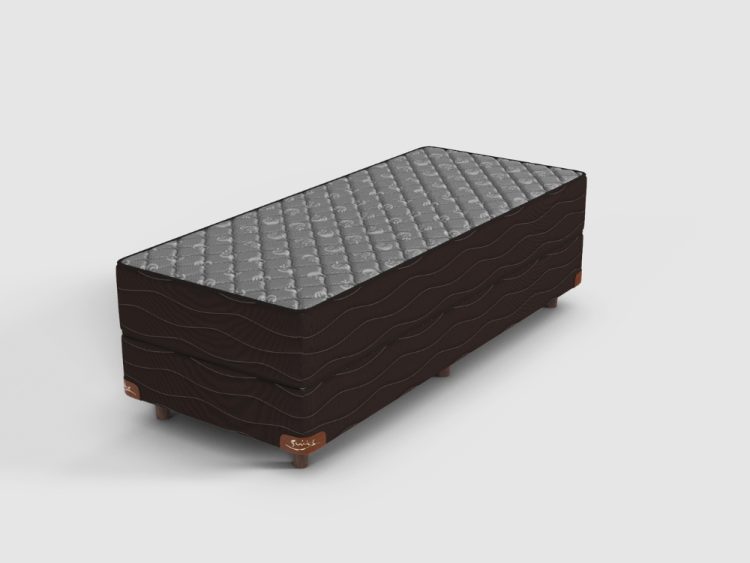 Conjunto de Sommier y Colchón Amancay Rígido - 1 1/2 Plaza, 100x190