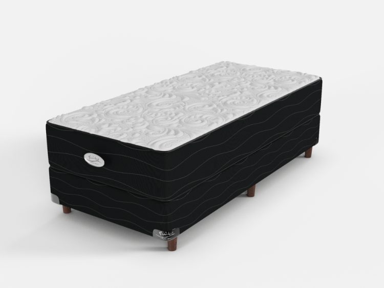 Conjunto Sommier y Colchón AntiStress Hard - 1 1/2 Plaza, 100x190