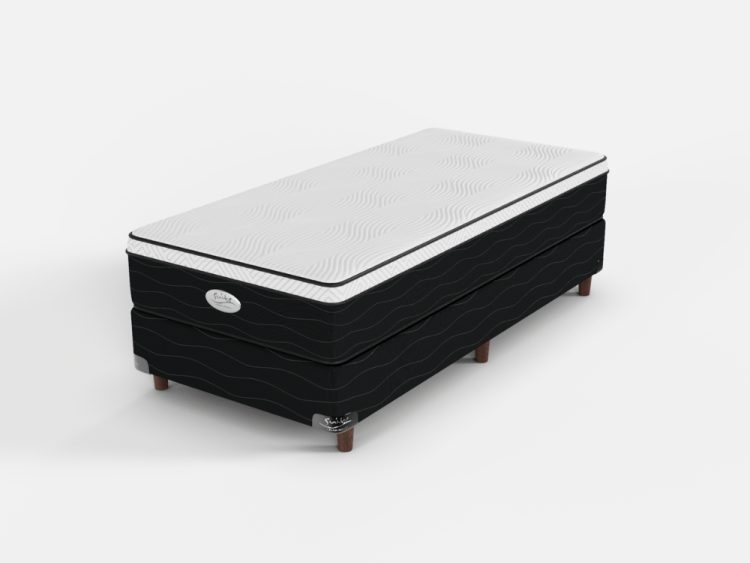 Conjunto Sommier y Colchón AntiStress Soft - 1 1/2 Plaza, 100x190