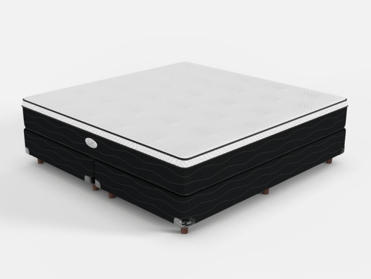 Conjunto Sommier y Colchón AntiStress Soft - King, 180x190