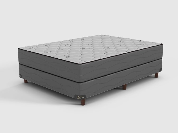Conjunto Sommier y Colchón Ciprés Jackard - 2 Plazas, 140x200