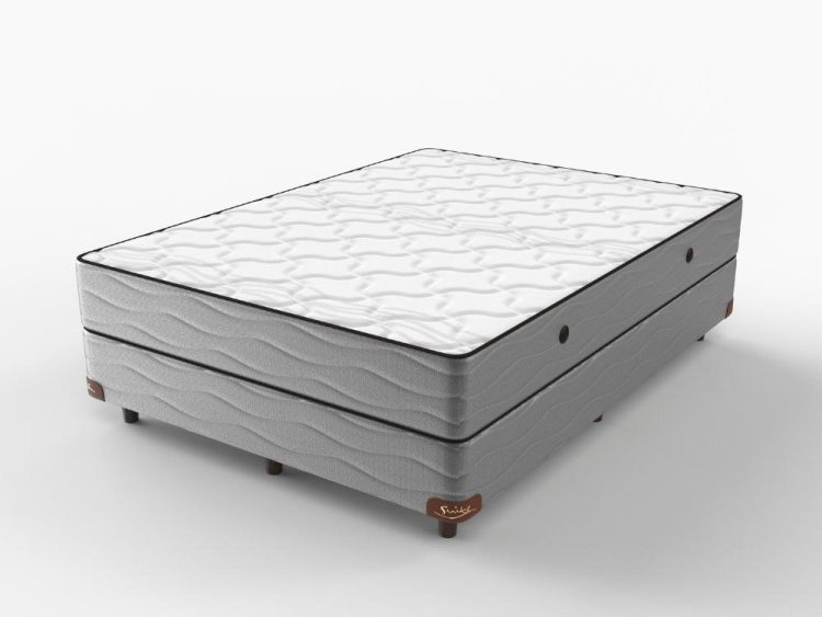 Conjunto Sommier y Colchón Ciprés Jackard - 2 Plazas, 130x190