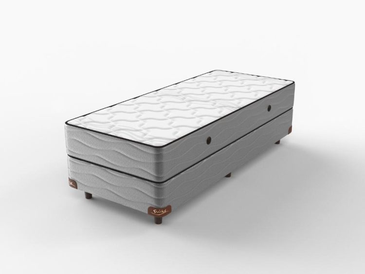 Conjunto Sommier y Colchón Ciprés Jackard - 1 1/2 Plaza, 100x190