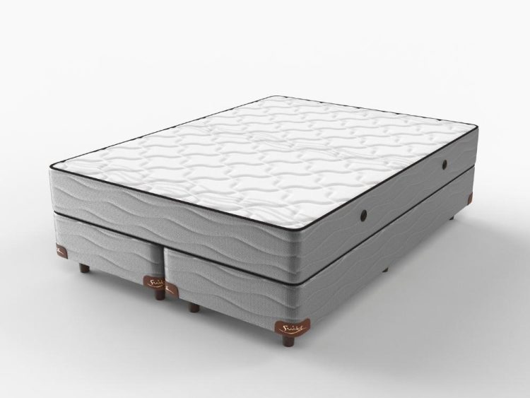 Conjunto Sommier y Colchón Ciprés Jackard - Queen, 160x190